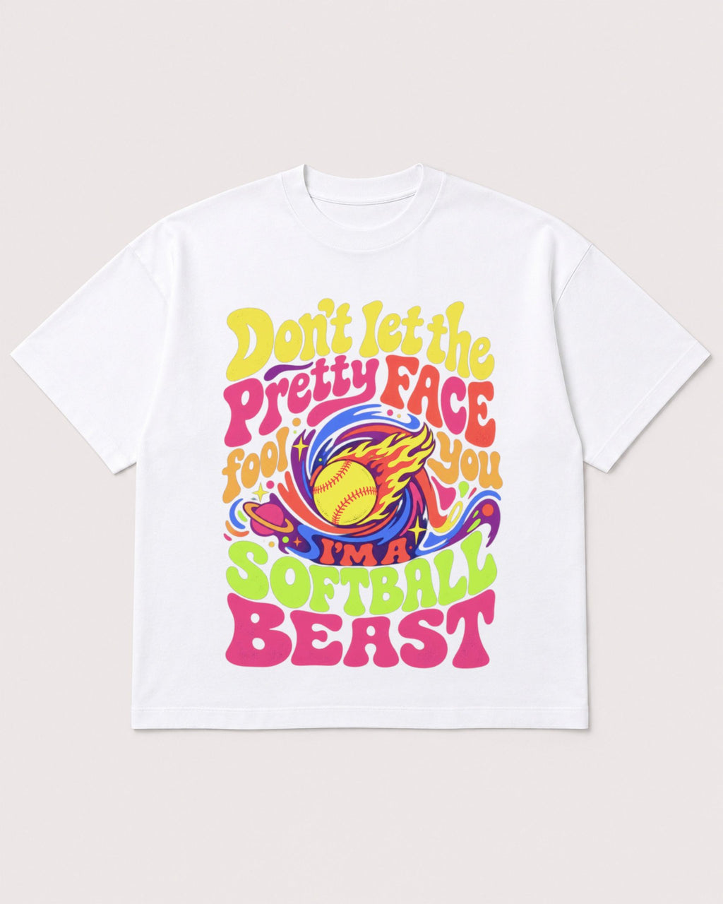Mockup Boxy Heavyweight Tee White product
