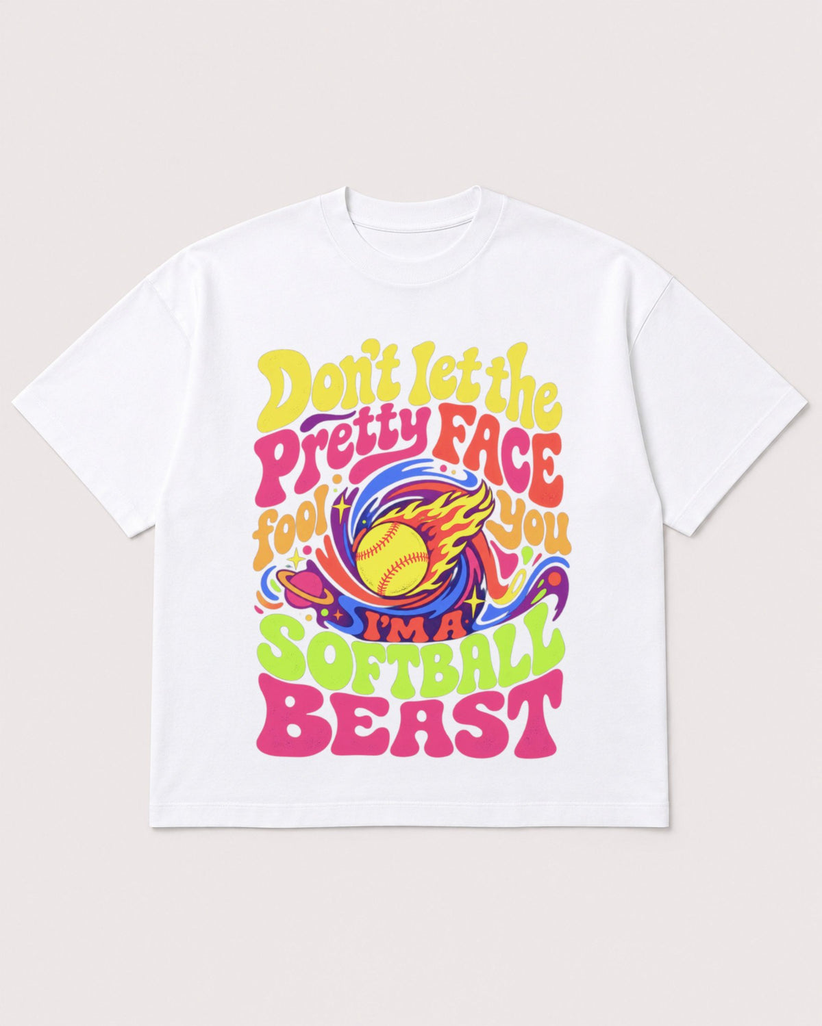 Mockup Boxy Heavyweight Tee White product