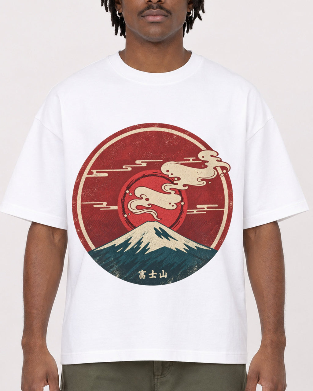 Mockup Boxy Heavyweight Tee White male close-up 04