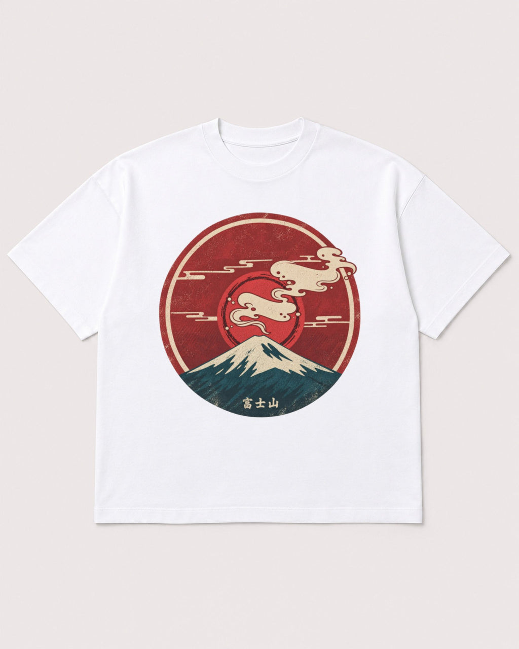 Mockup Boxy Heavyweight Tee White product