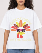 Mockup Boxy Heavyweight Tee White female close-up 10
