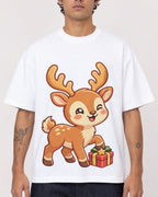 Mockup Boxy Heavyweight Tee White male close-up 06