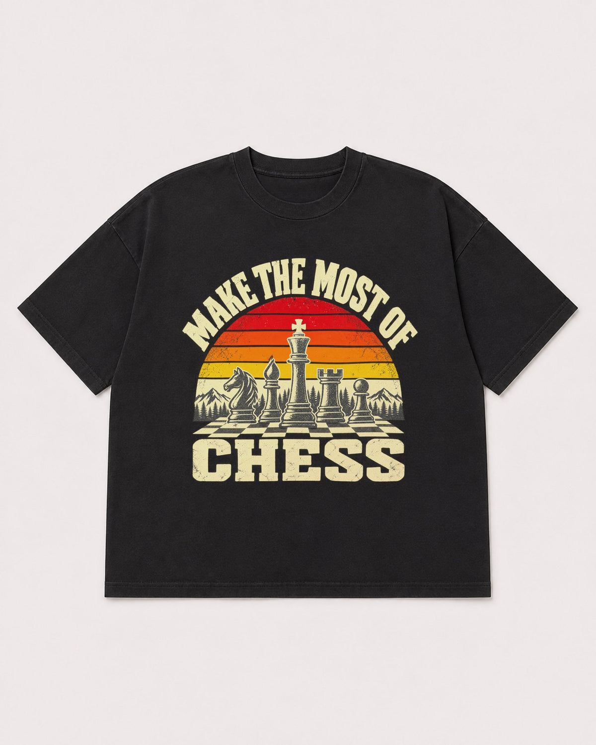 Mockup Boxy Heavyweight Tee Black product