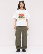 Mockup Boxy Heavyweight Tee White female full-body 02