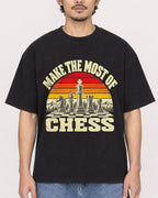 Mockup Boxy Heavyweight Tee Black male close-up 02