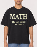 Mockup Boxy Heavyweight Tee Black male close-up 10