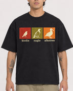 Mockup Boxy Heavyweight Tee Black male close-up 36