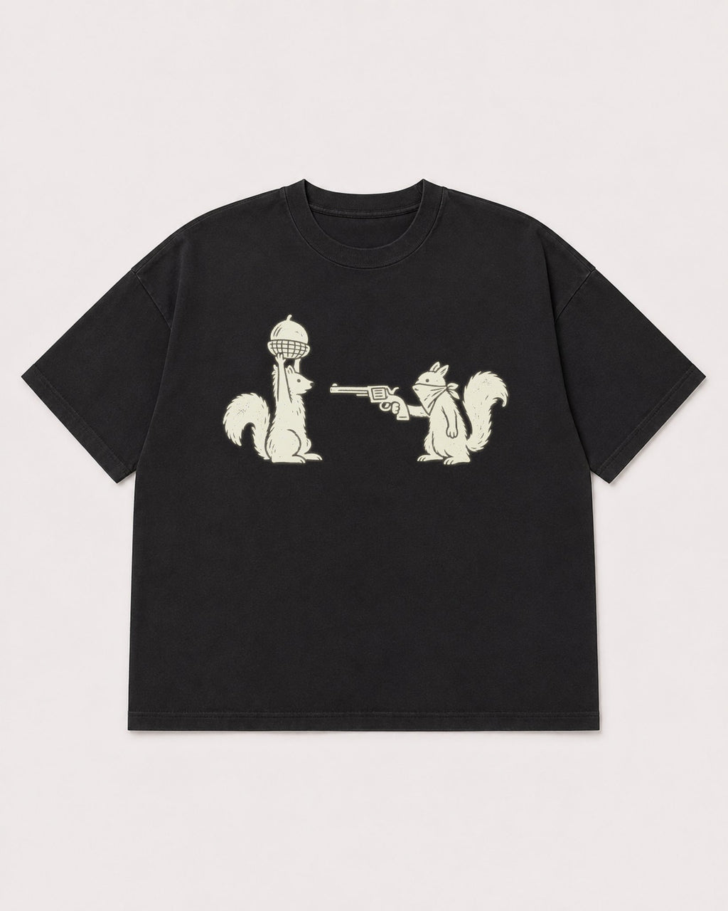 Mockup Boxy Heavyweight Tee Black product