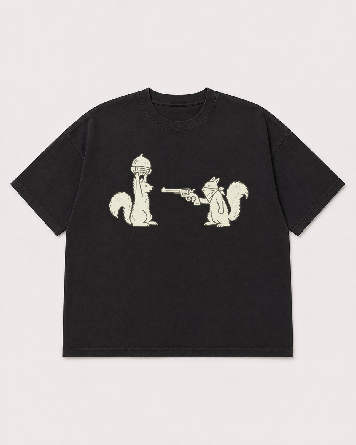 Mockup Boxy Heavyweight Tee Black product
