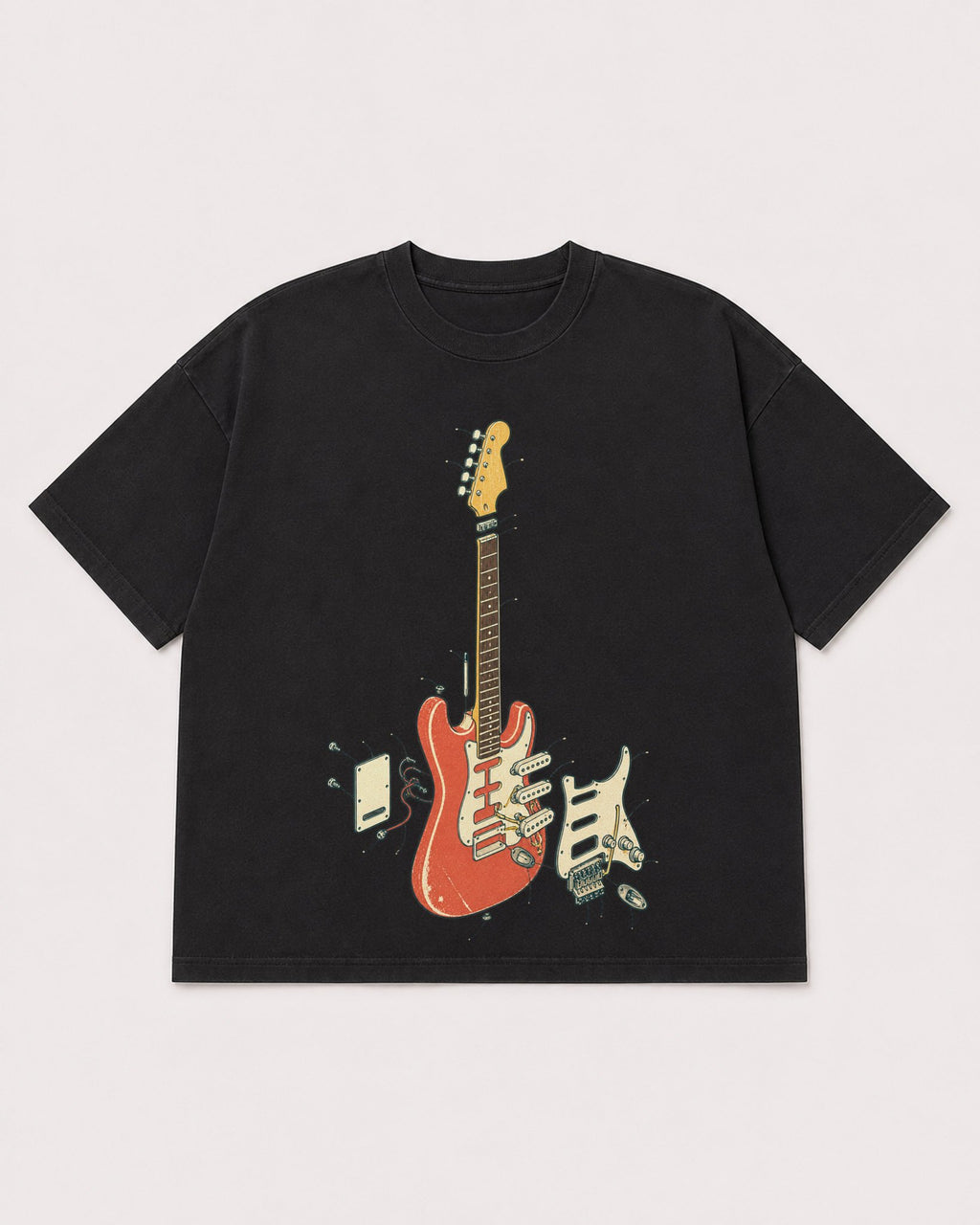 Mockup Boxy Heavyweight Tee Black product