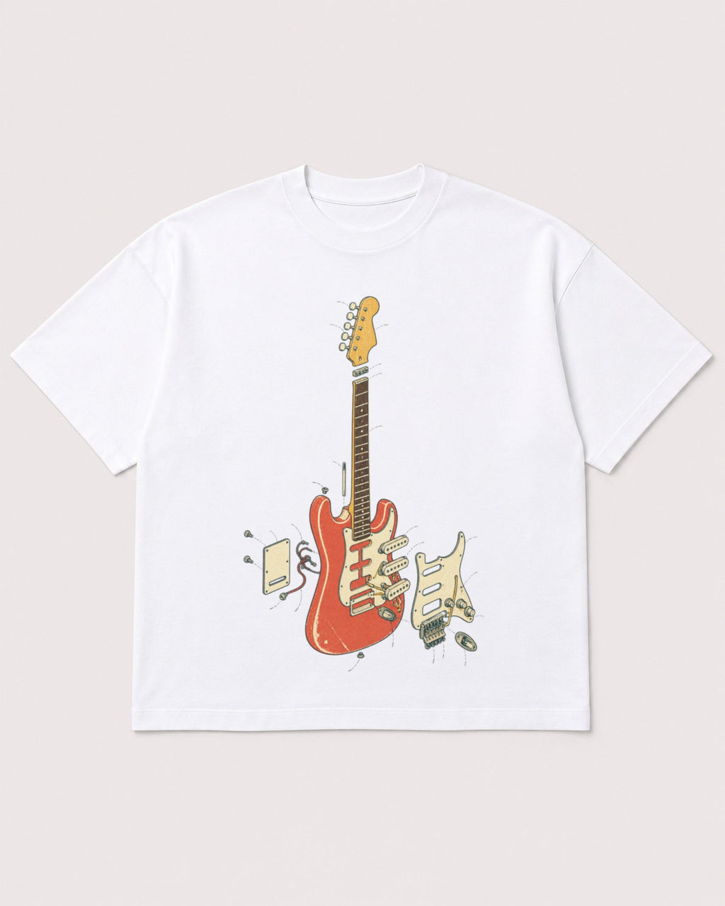 Mockup Boxy Heavyweight Tee White product