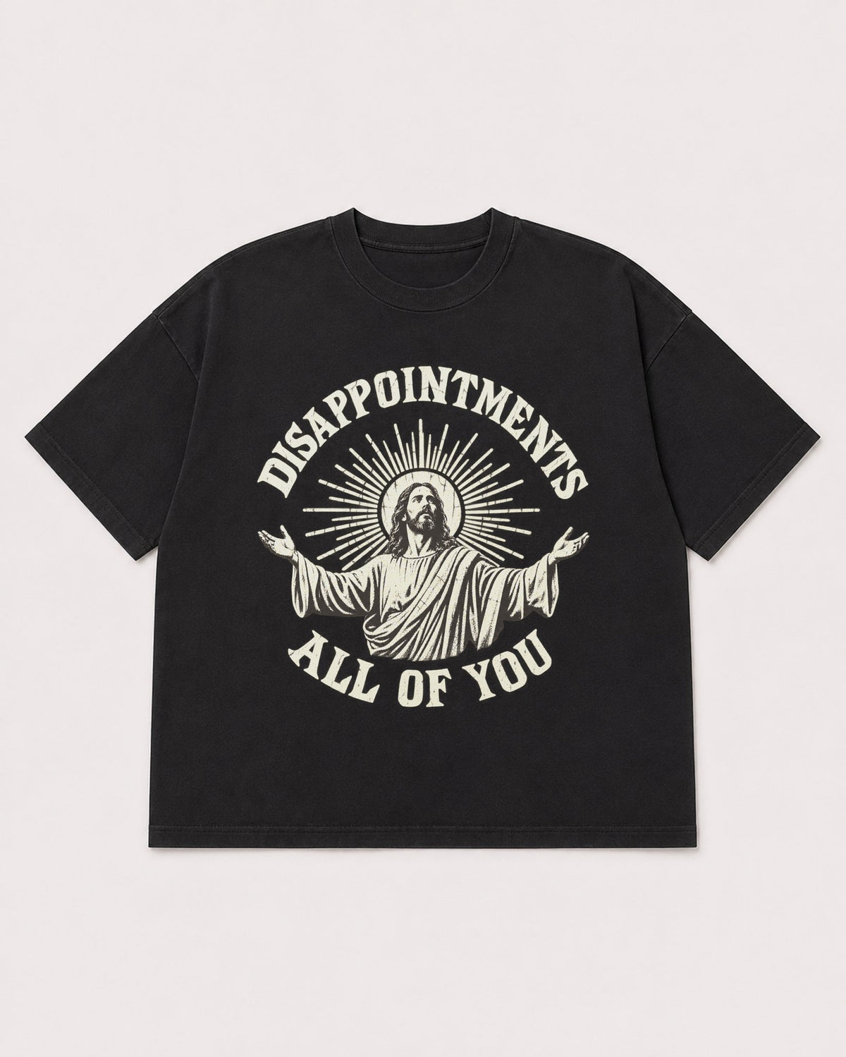 Mockup Boxy Heavyweight Tee Black product