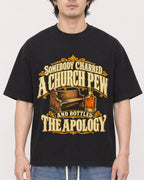 Mockup Boxy Heavyweight Tee Black male close-up 03