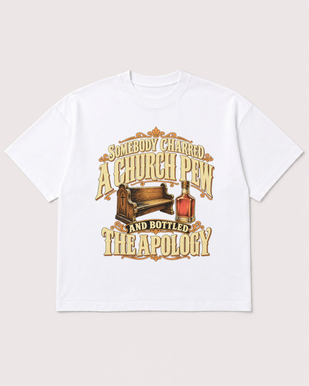 Mockup Boxy Heavyweight Tee White product
