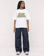 Mockup Boxy Heavyweight Tee White female full-body 04