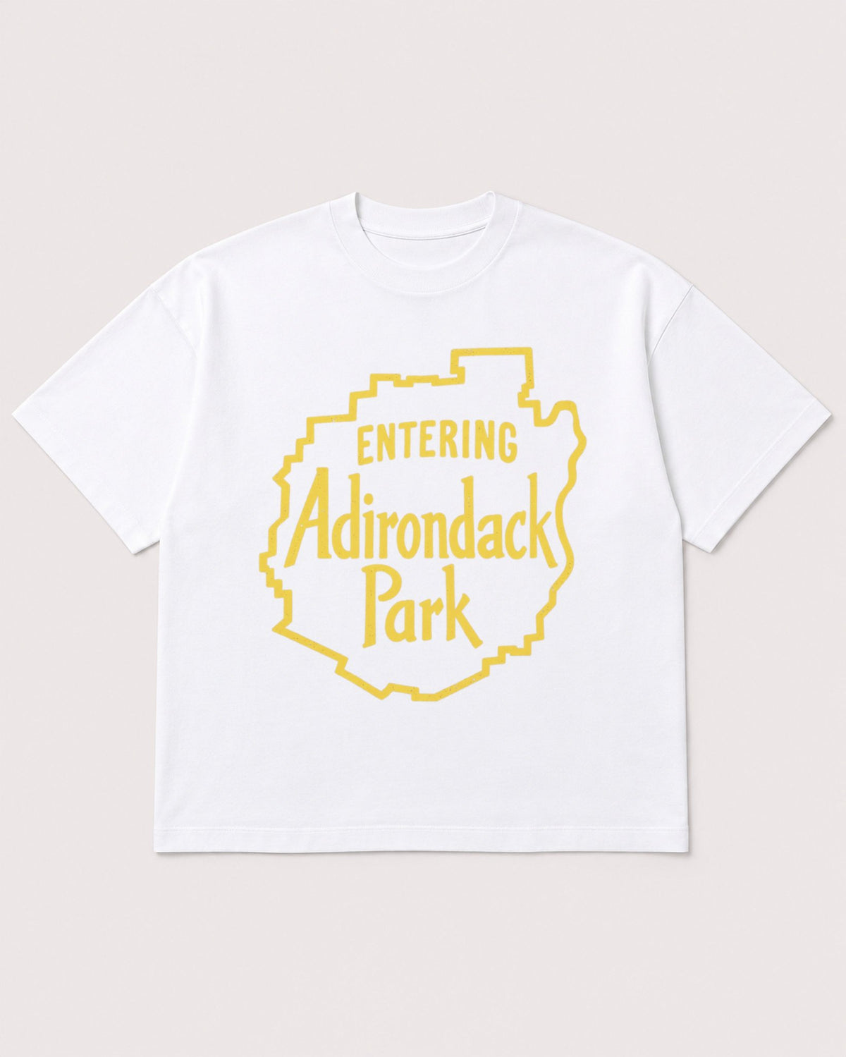 Mockup Boxy Heavyweight Tee White product
