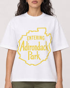 Mockup Boxy Heavyweight Tee White female close-up 07