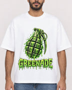 Mockup Boxy Heavyweight Tee White male close-up 07
