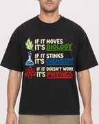 Mockup Boxy Heavyweight Tee Black male close-up 08