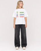 Mockup Boxy Heavyweight Tee White female full-body 08