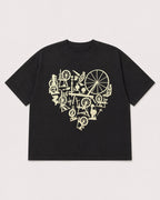 Mockup Boxy Heavyweight Tee Black product