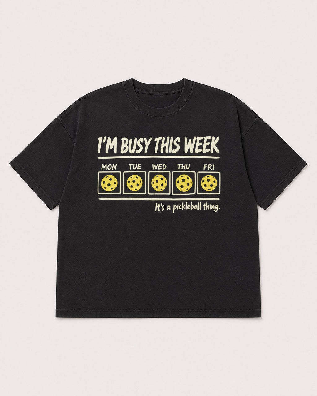 Mockup Boxy Heavyweight Tee Black product