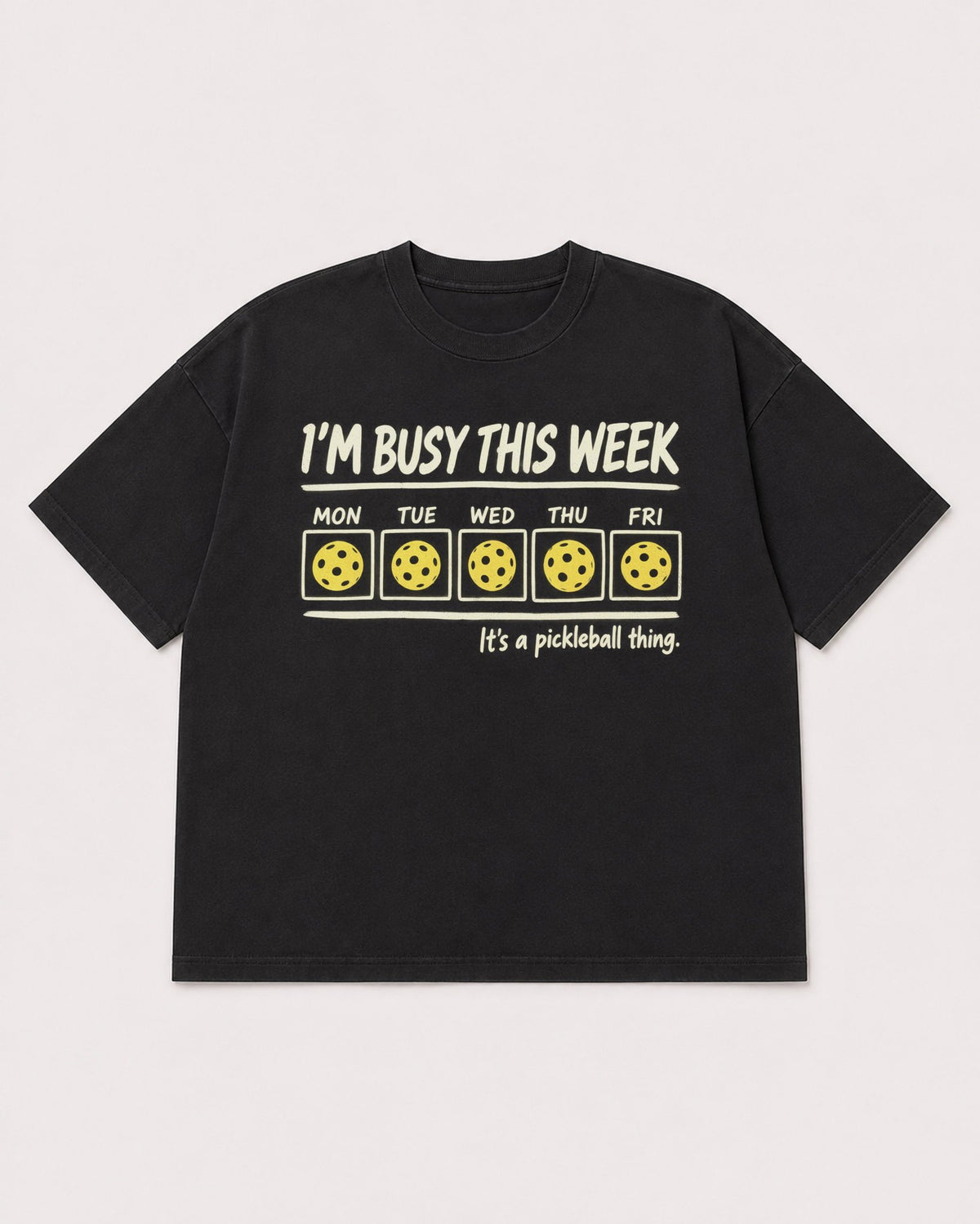 Mockup Boxy Heavyweight Tee Black product