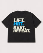 Mockup Boxy Heavyweight Tee Black product