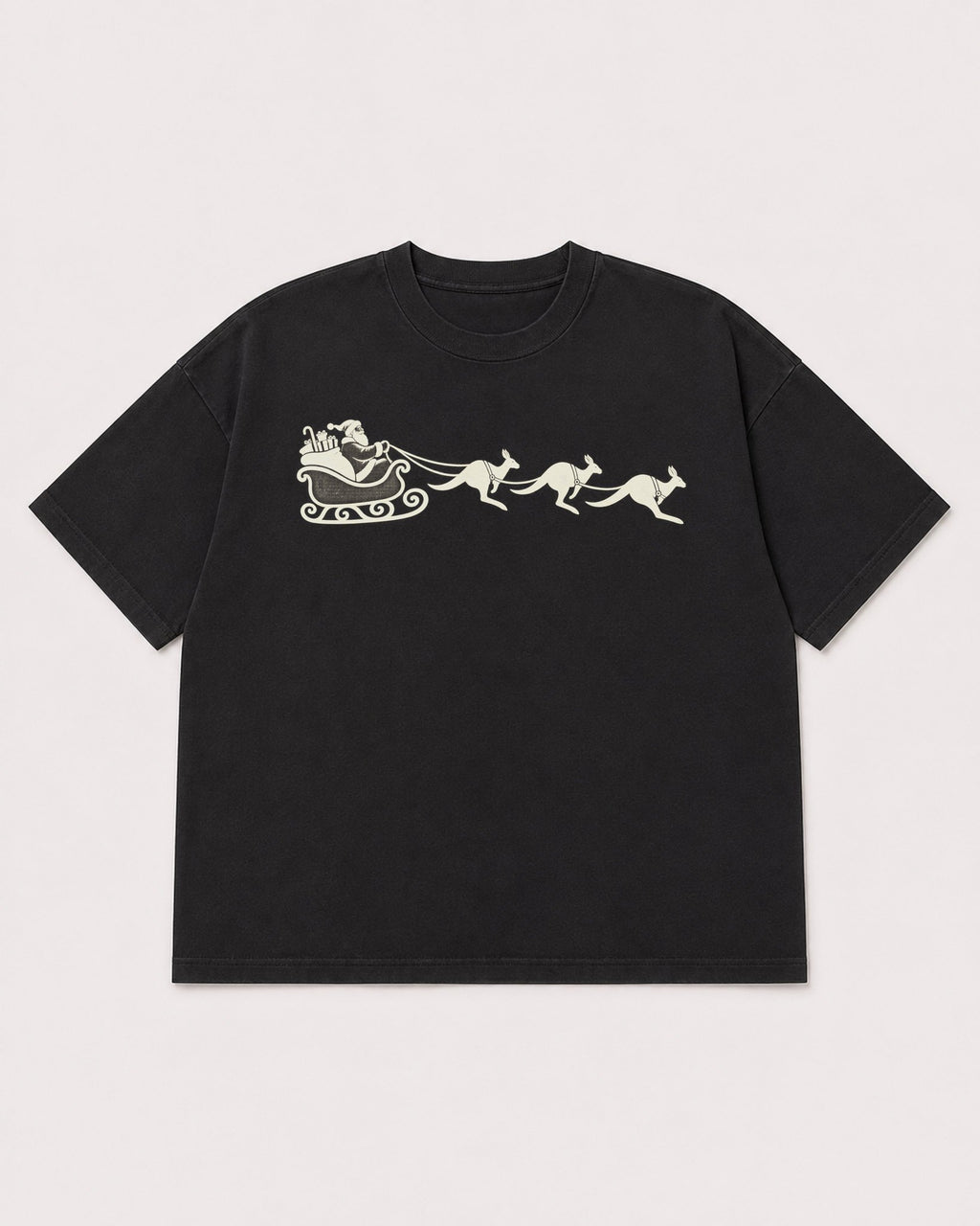 Mockup Boxy Heavyweight Tee Black product