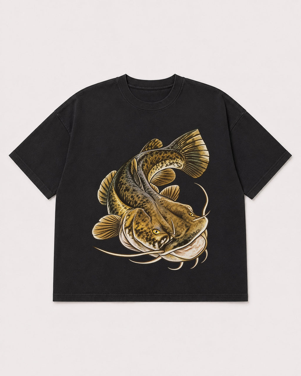 Mockup Boxy Heavyweight Tee Black product