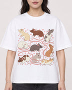 Mockup Boxy Heavyweight Tee White female close-up 03