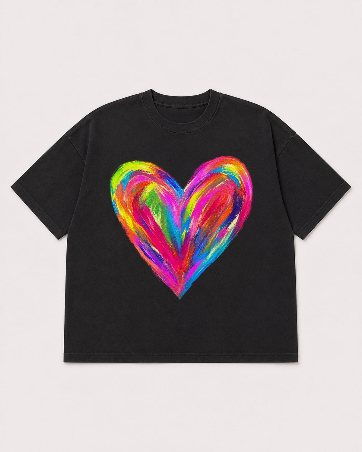 Mockup Boxy Heavyweight Tee Black product