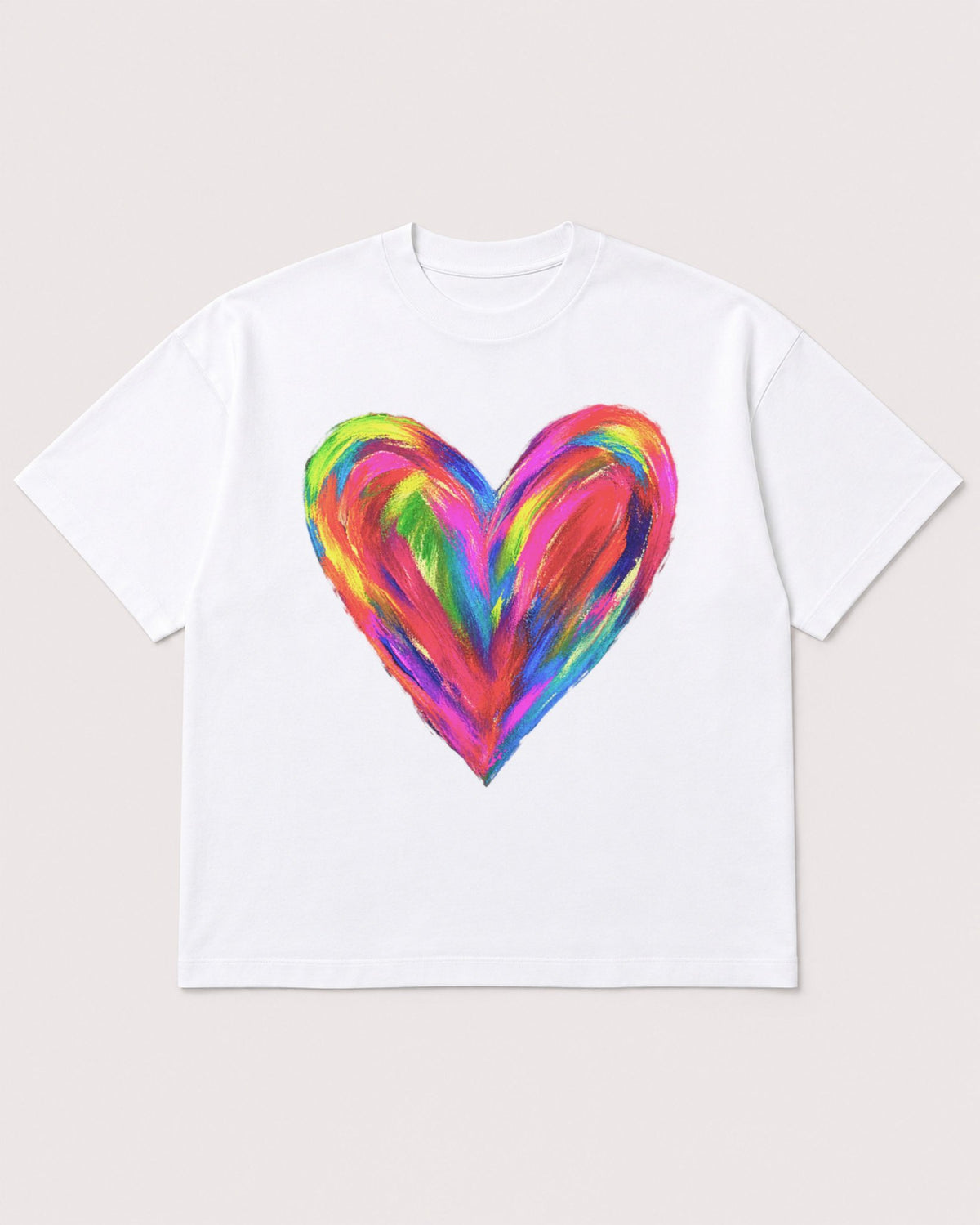 Mockup Boxy Heavyweight Tee White product