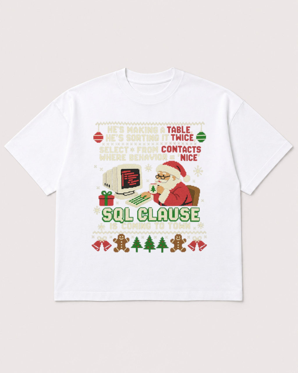 Mockup Boxy Heavyweight Tee White product