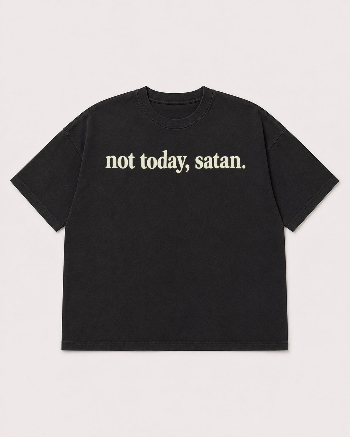 Mockup Boxy Heavyweight Tee Black product