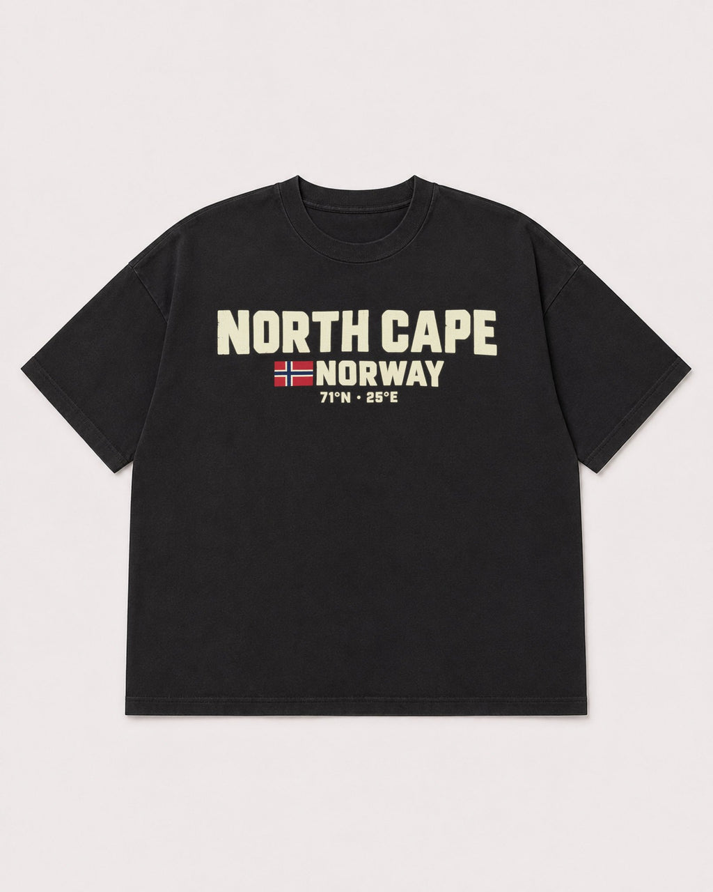 Mockup Boxy Heavyweight Tee Black product