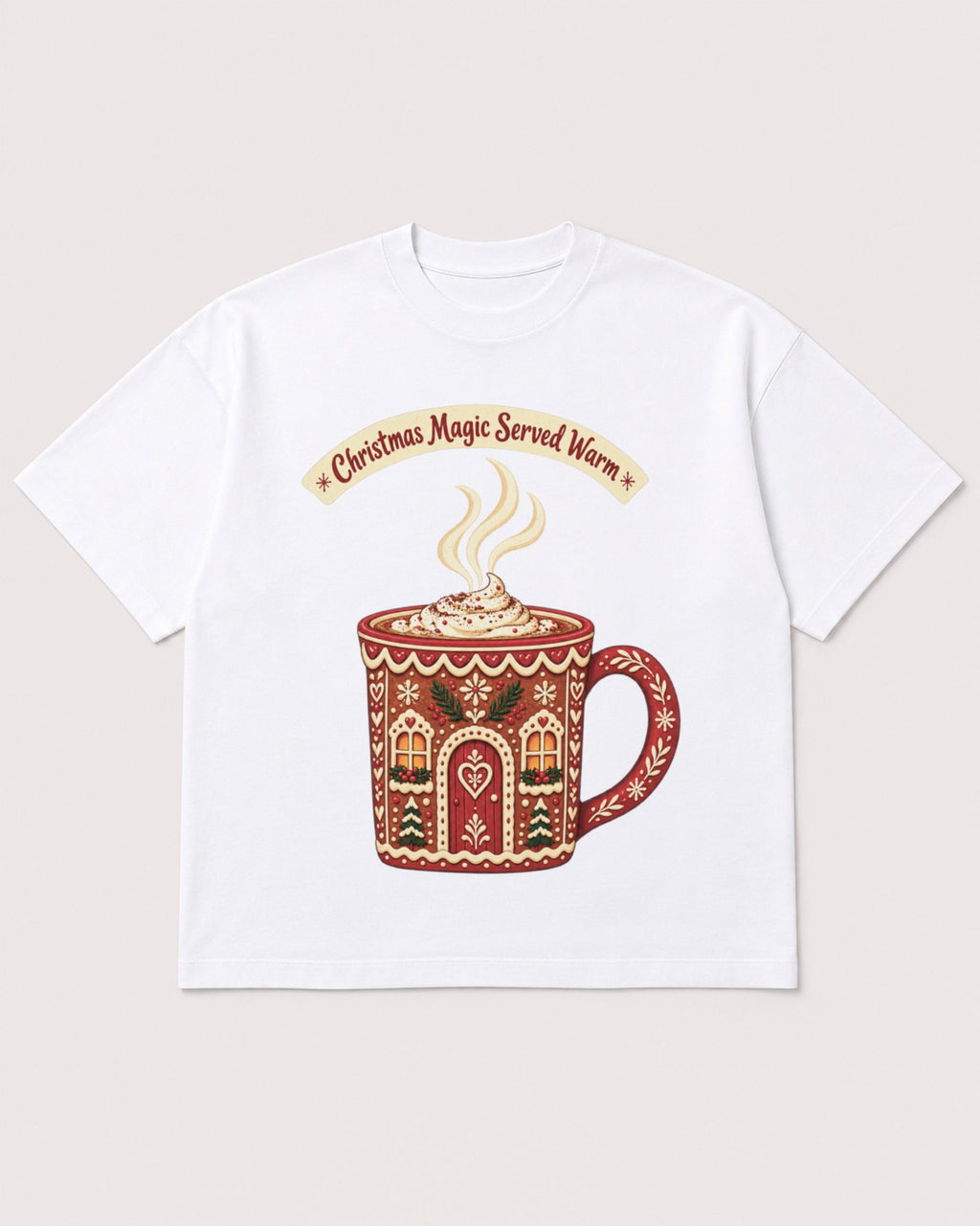 Mockup Boxy Heavyweight Tee White product
