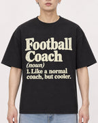 Mockup Boxy Heavyweight Tee Black male close-up 01