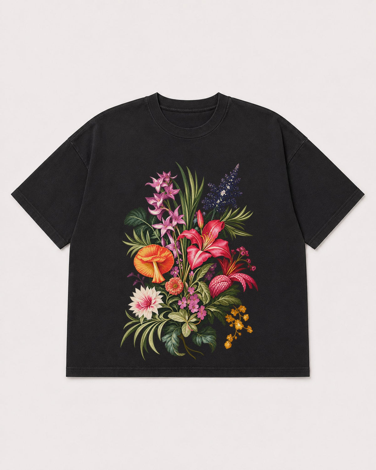 Mockup Boxy Heavyweight Tee Black product
