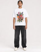 Mockup Boxy Heavyweight Tee White male full-body 40