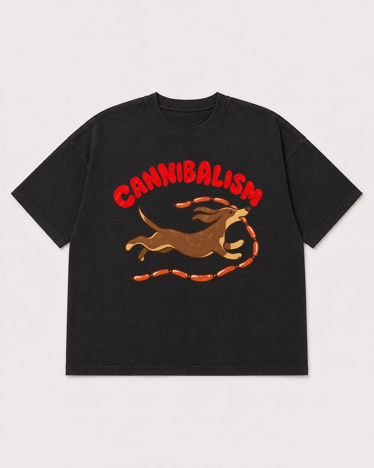 Mockup Boxy Heavyweight Tee Black product
