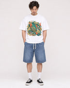Mockup Boxy Heavyweight Tee White male full-body 03
