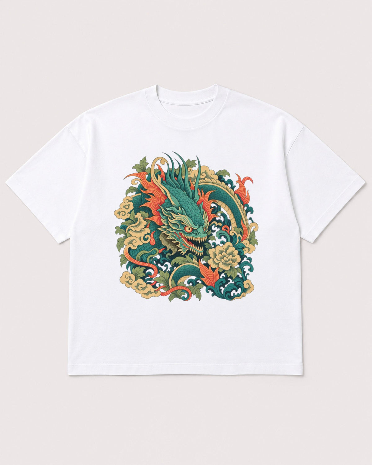 Mockup Boxy Heavyweight Tee White product