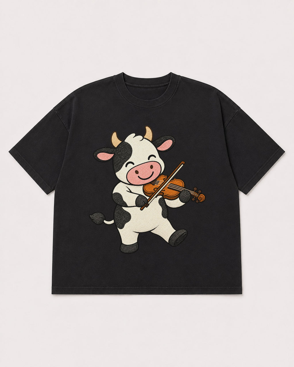 Mockup Boxy Heavyweight Tee Black product