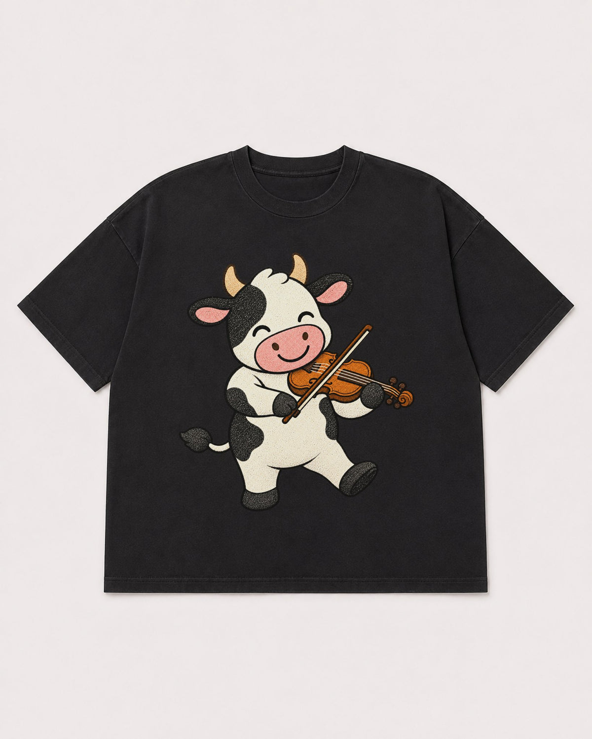 Mockup Boxy Heavyweight Tee Black product