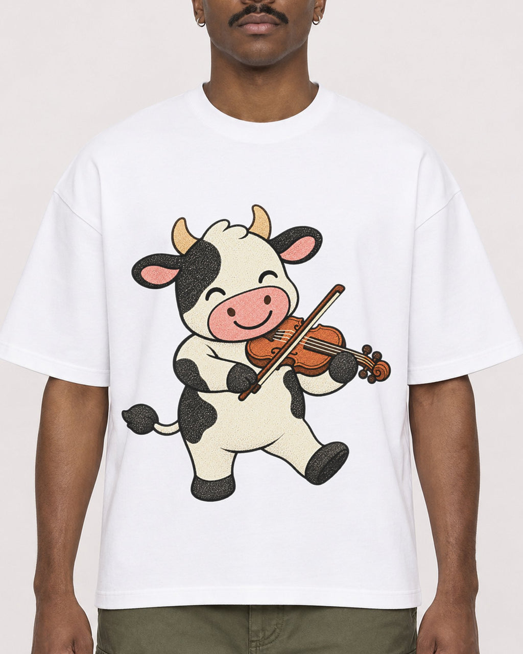 Mockup Boxy Heavyweight Tee White male close-up 44