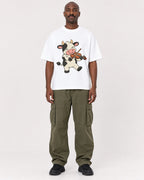 Mockup Boxy Heavyweight Tee White male full-body 44