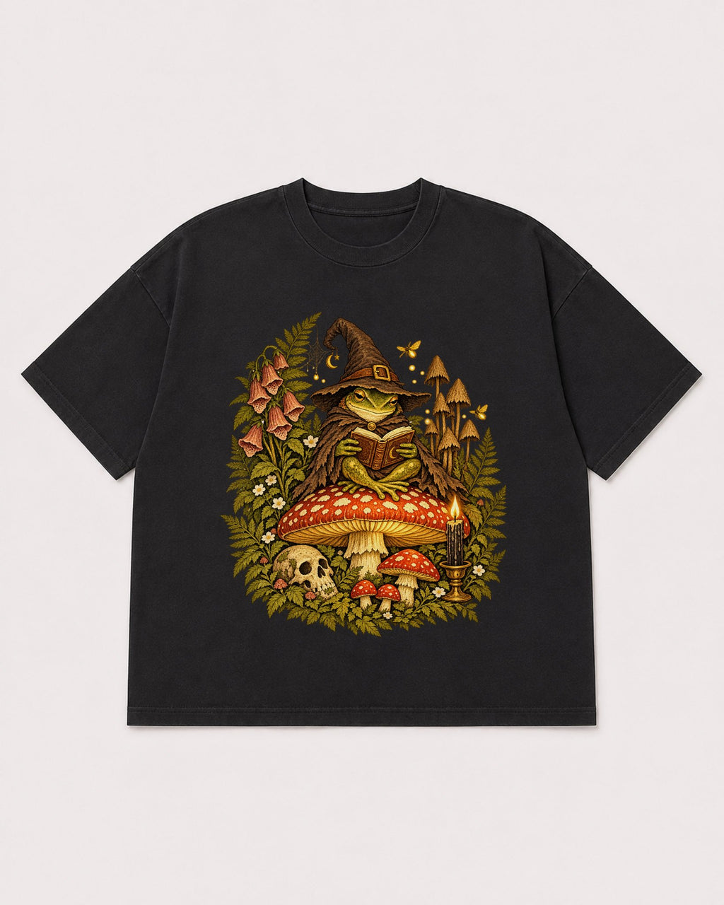 Mockup Boxy Heavyweight Tee Black product