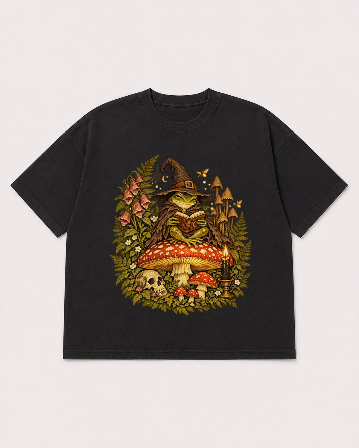 Mockup Boxy Heavyweight Tee Black product