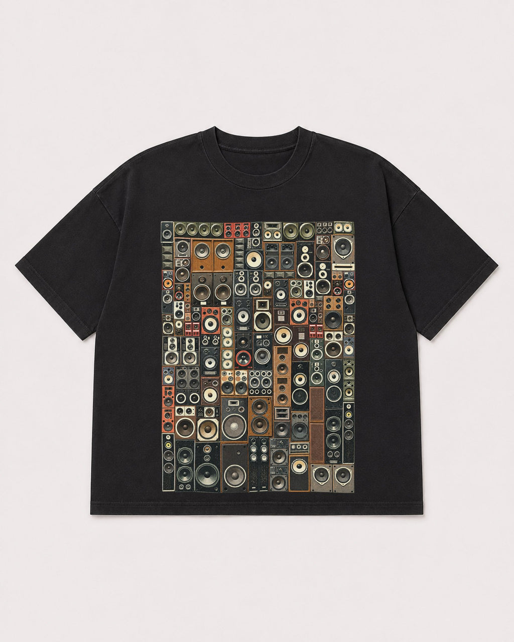 Mockup Boxy Heavyweight Tee Black product